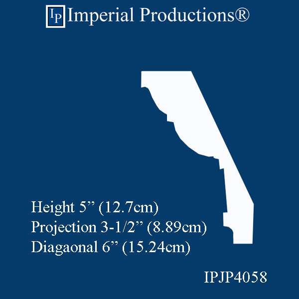 IPJP4058-POL Classical Crown 5" High - Pack 8