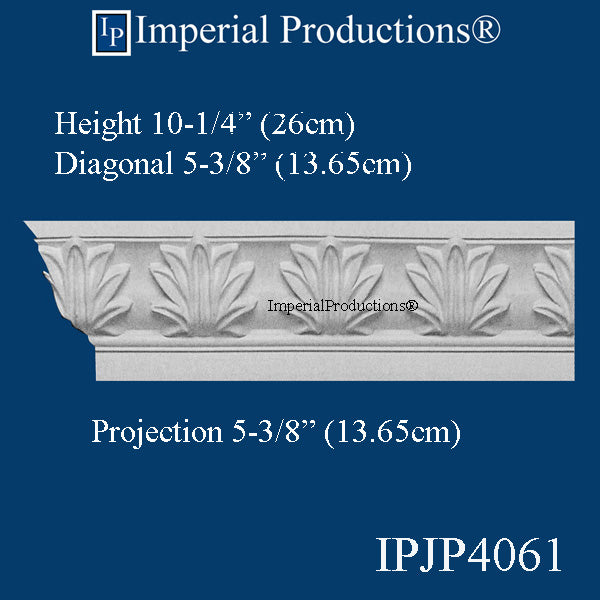 IPJP4061-POL-PK8 Crown 10-1/4" High ArchPolymer pack of 8