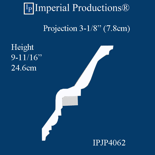 IPJP4062-POL-PK8 Federal Crown 9-11/16" High, Pack 8