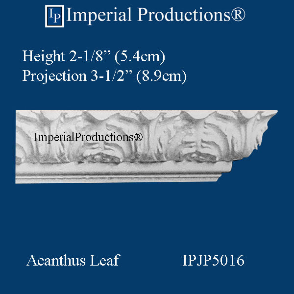 IPJP5016-POL Classical Crown 2-1/8" High - Pack 8