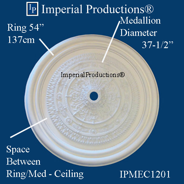 IPMEC1201-POL Federal Medallion 54" (137cm) ArchPolymer