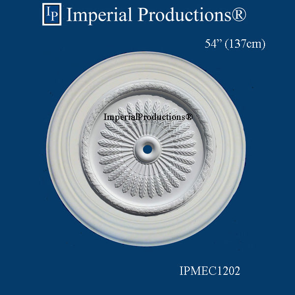 IPMEC1202-POL Ceiling Medallion 54" (137cm) ArchPolymer