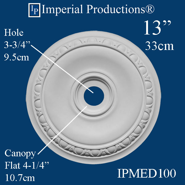 IPMED100-POL Federal Medallion 13" ArchPolymer, Add to Cart for Shipping or Free Depot Pickup