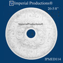 IPMED114 acanthus style medallion 20-5/8" diameter