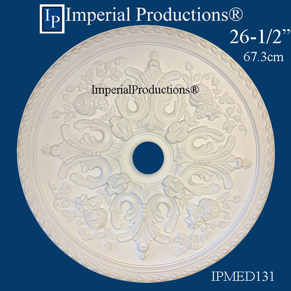 IPMED131-POL Victorian Medallion 26-1/2" ArchPolymer Add to Cart for Shipping Costs or Free Depot Pick up