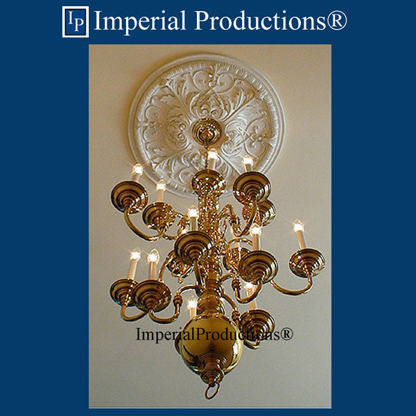 IPMED136-POL Acanthus Ceiling Medallion 26-1/2" (67.3cm) ArchPolymer