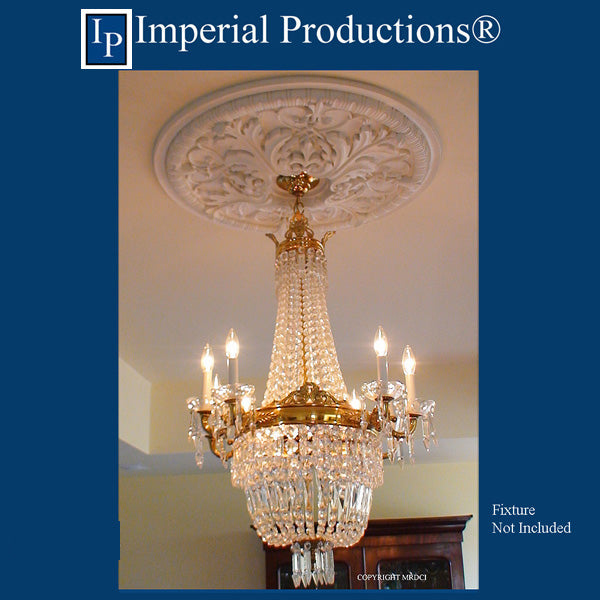 IPMED151-POL Acanthus Medallion 31-1/2" ArchPolymer Add to Cart for Shipping or Free Depot Pickup