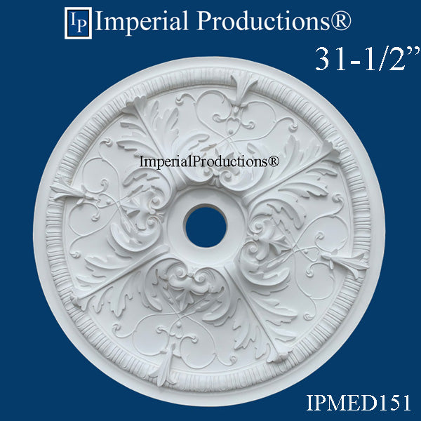 IPMED151 Acanthus medallion 31-1/2"