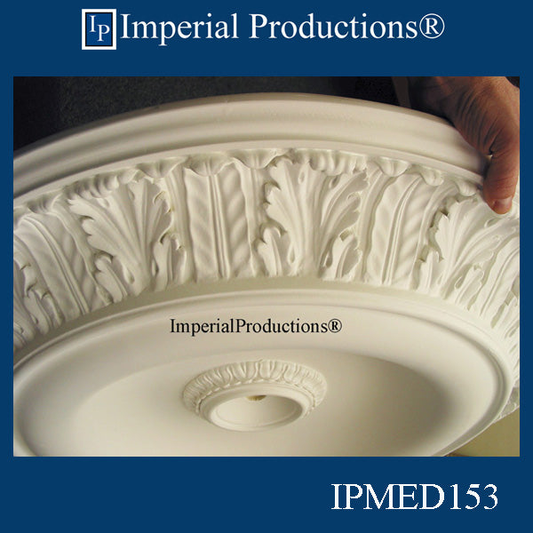 IPMED153-POL Acanthus Medallion 32-1/2" ArchPolymer Add to Cart for Shipping or Free Depot Pickup