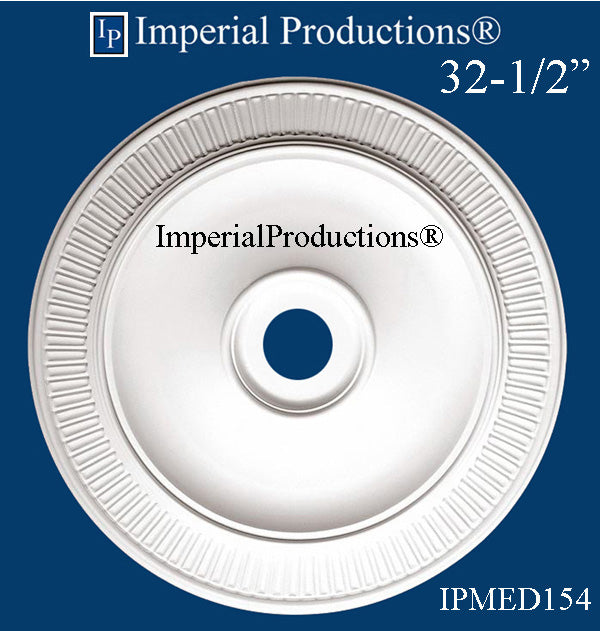 IPMED154-POL Art Deco Ceiling Medallion 32-1/2" (82.5cm) ArchPolymer
