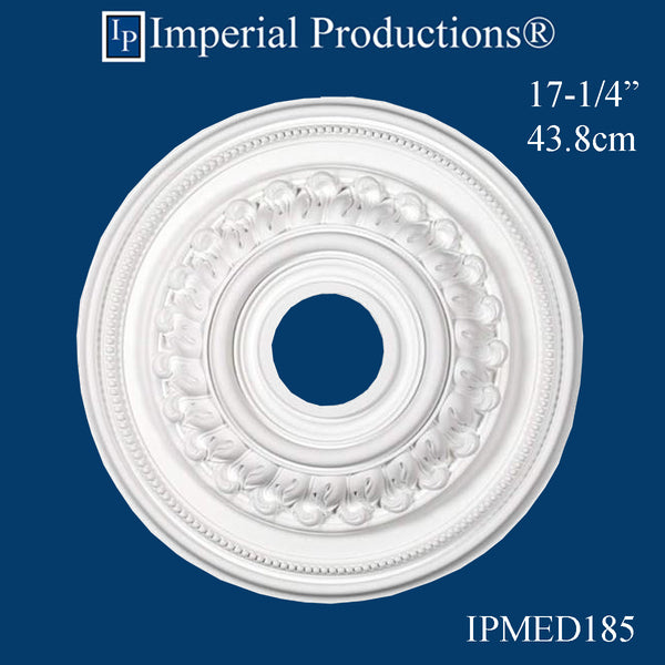 IPMED185-POL Victorian Medallion 17-1/4" (43.8cm) ArchPolymer