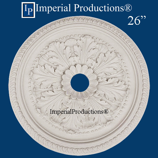 IPMED516-GRG Acanthus Ceiling Medallion 26 inches GRG-NeoPlaster Each