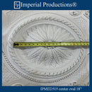 IPMED519-GRG Victorian Medallion 72" x 42-1/2" GRG-NeoPlaster, Custom Order, Add to Cart for Shipping Costs or Free Depot Pickup