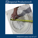 IPMED519-GRG Victorian Medallion 72" x 42-1/2" GRG-NeoPlaster, Custom Order, Add to Cart for Shipping Costs or Free Depot Pickup