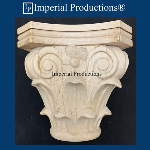 IPMRD0562-MAP-PK2 Victorian Capital Bottom Circle 4" Maple Pack 2