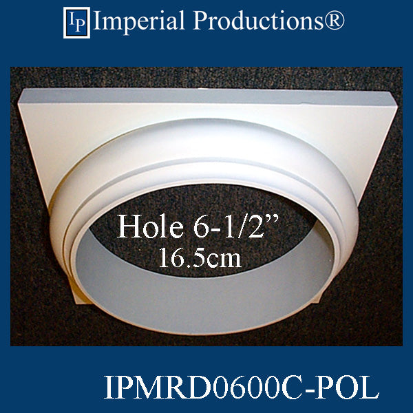 IPMRD0600C-POL-PK2 Tuscan Capital - Hole 6-1/2" Pack of 2