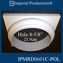 IPMRD0601C-POL-PK2 Tuscan Capital - Hole 8-5/8" Pack of 2