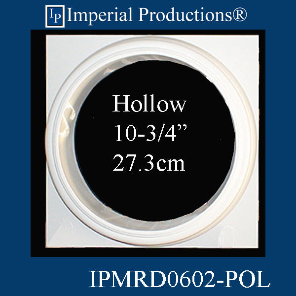 IPMRD0602-POL-PK2 Tuscan Base -Hole 10-3/4" Pack of 2
