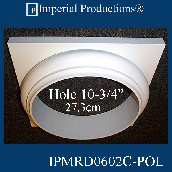 IPMRD0602-CAP-POL-PK2 Tuscan Capital Hole 10-3/4" ArchPolymer Pack of 2