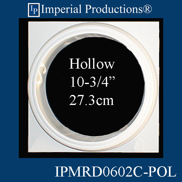 IPMRD0602-CAP-POL-PK2 Tuscan Capital Hole 10-3/4" ArchPolymer Pack of 2