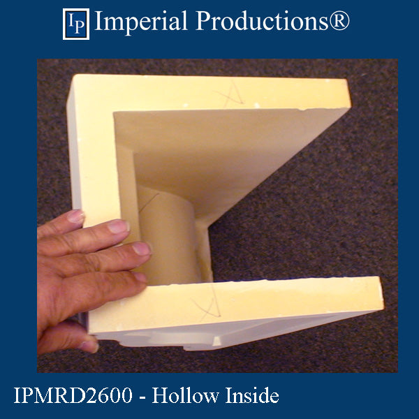 IPMRD2600-POL Corbel 19" High Mission Style ArchPolymer, Each