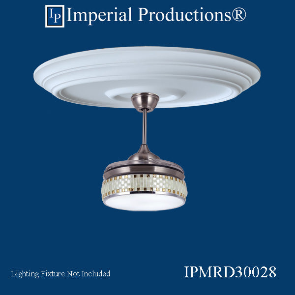 IPMRD30028H-POL Colonial Medallion 28" (71.12cm) ArchPolymer, Add to Cart for Shipping or Free Depot Pickup