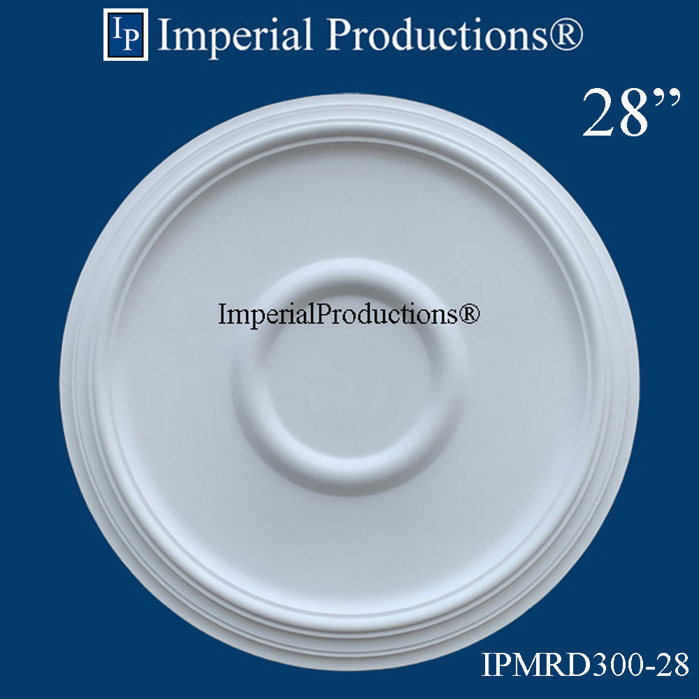 IPMRD30028-POL Colonial Medallion 28" ArchPolymer, Add to Cart for Shipping or Free Depot Pickup