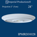 IPMRD30028-POL Colonial Medallion 28" (71.12cm) ArchPolymer