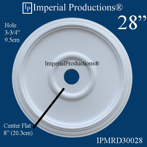 IPMRD30028H-POL Colonial Medallion 28" (71.12cm) ArchPolymer, Add to Cart for Shipping or Free Depot Pickup