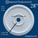 IPMRD30028-POL Colonial Medallion 28" (71.12cm) ArchPolymer