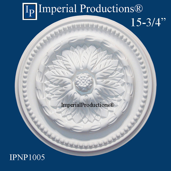 IPNP1005-POL Federal Medallion 15-3/4" ArchPolymer, Add to Cart for Shipping or Free Depot Pickup