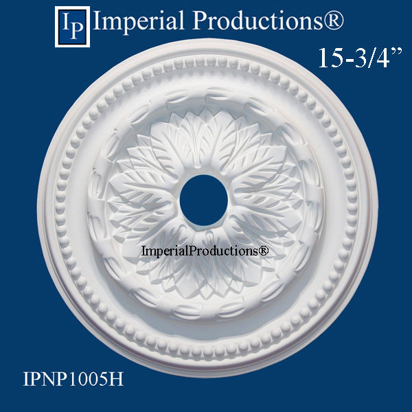IPNP1005H-POL Federal Ceiling Medallion 15-3/4" ArchPolymer, Add to Cart for Shipping or Free Depot Pickup