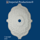 IPNP1010-POL Art Nouveau Medallion 36" x 26" (31.4 x 66cm) ArchPolymer