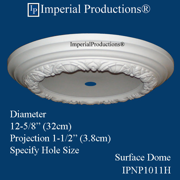 IPNP1011H-POL Surface Dome 12-5/8" ArchPolymer