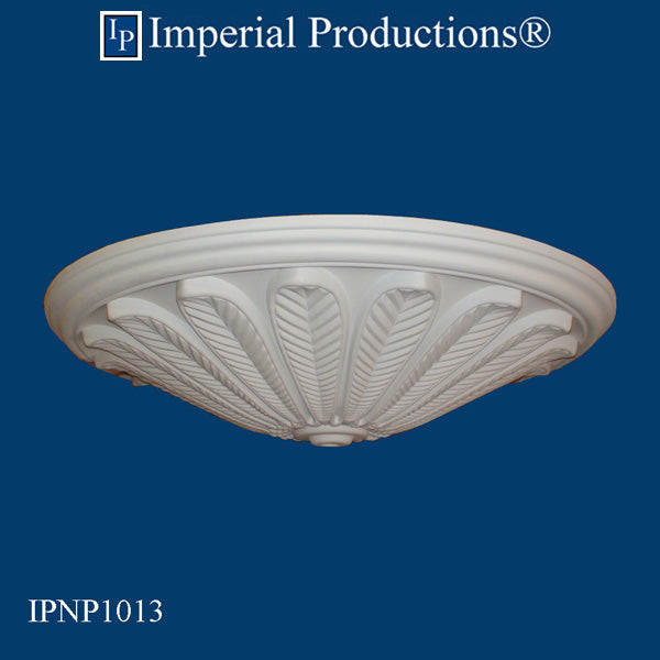 IPNP1013-POL Art Nouveau Medallion 25-9/16" (64.9cm) ArchPolymer, Add to Cart for Shipping or Free Depot Pickup