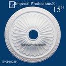 IPNP1023H-POL Federal Medallion 15" (38.1cm) ArchPolymer