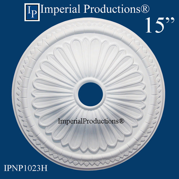 IPNP1023H-POL Federal Ceiling Medallion 15" (38.1cm) ArchPolymer Each