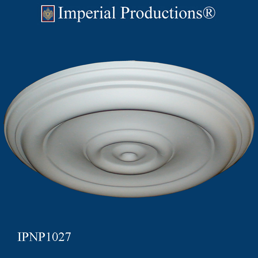 IPNP1027-POL Art Deco Medallion 12" (30.48cm) ArchPolymer, Add to Cart for Shipping or Free Depot Pickkup
