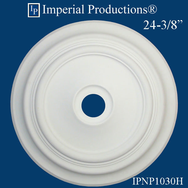 IPNP1030H-POL Art Deco Medallion 24-3/8" (61.91cm) ArchPolymer, Add to Cart for Shipping or Free Depot Pickup