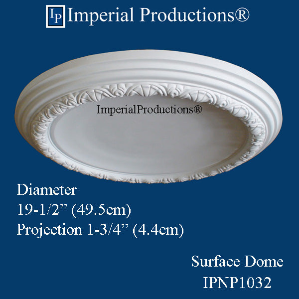 IPNP1032-POL Surface Dome 19-1/2" ArchPolymer