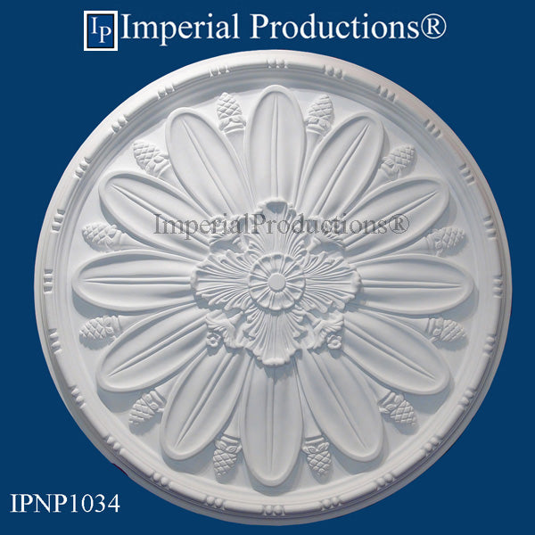 IPNP1034-POL Art Nouveau Patera 30" (76.2cm) ArchPolymer, Add to Cart for Shipping or Free Depot Pickup