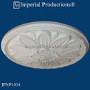 IPNP1034-POL Art Nouveau Medallion 30" (76.2cm) ArchPolymer