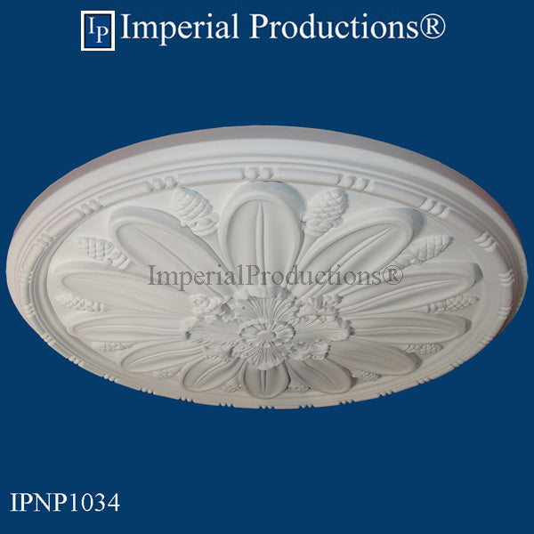 IPNP1034-POL Art Nouveau Rosette 30" (76.2cm) ArchPolymer