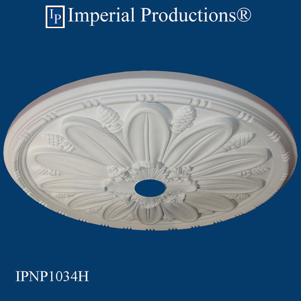 IPNP1034H-POL Art Nouveau Medallion 30" (76.2cm) ArchPolymer, Add to Cart for Shipping or Free Depot Pickup