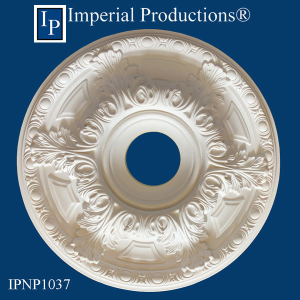 IPNP1037-POL Acanthus Medallion 23-1/2 inches ArchPolymer Add to Cart for Shipping Costs or Free Depot Pickup
