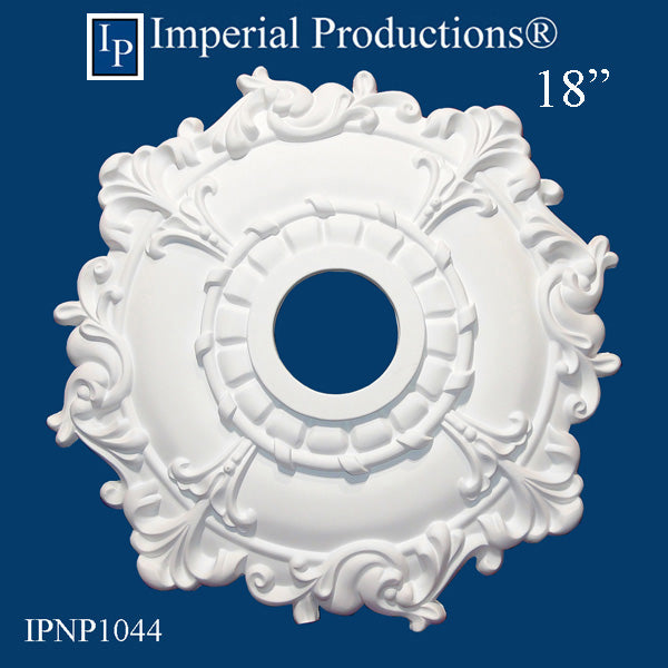 IPNP1044-POL Victorian Ceiling Medallion 18" (45.7cm) ArchPolymer Each