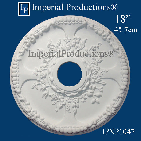 IPNP1047-POL Victorian Ceiling Medallion 18" (45.7cm) ArchPolymer