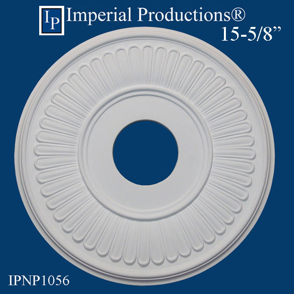 IPNP1056-POL Ceiling Medallion 15-5/8" (39.68cm) ArchPolymer EACH