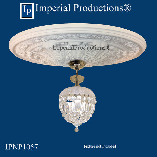 IPNP1057-POL Acanthus Medallion 30" ArchPolymer, Add to Cart for Shipping Costs or Free Depot Pickup