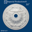 IPNP1057-POL Acanthus Medallion 30" (76.2cm) ArchPolymer